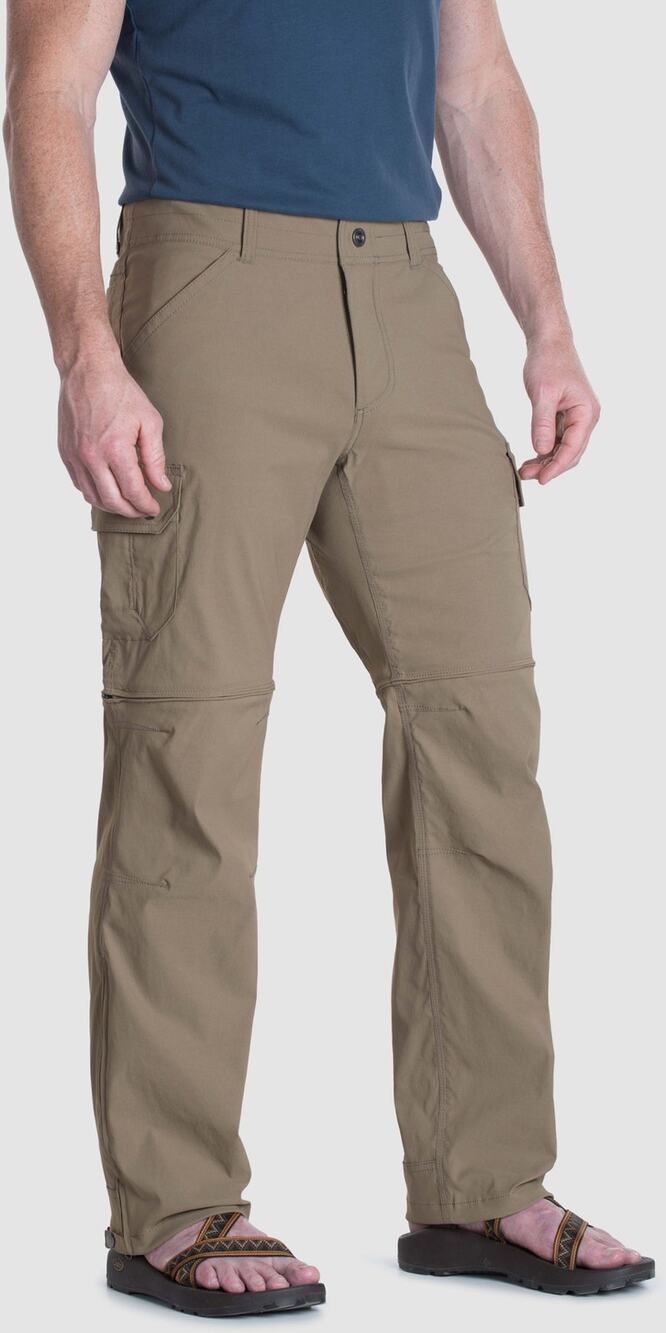 Kuhl Renegade Convertable Stealth Pants Tan Men's 40x30 Cargo Nylon Gorpcore